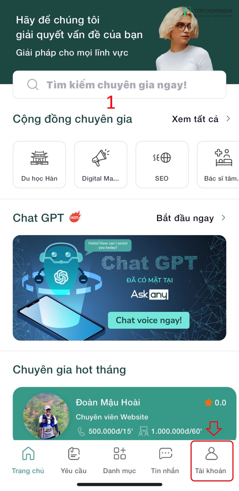 Cách tạo tài khoản app Chat GPT trên askany