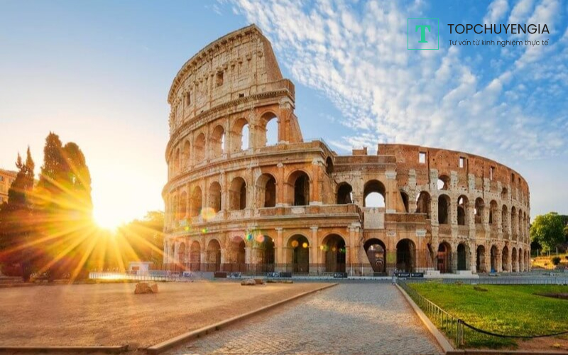 Ý nổi tiếng với những công trình kiến trúc lâu đời