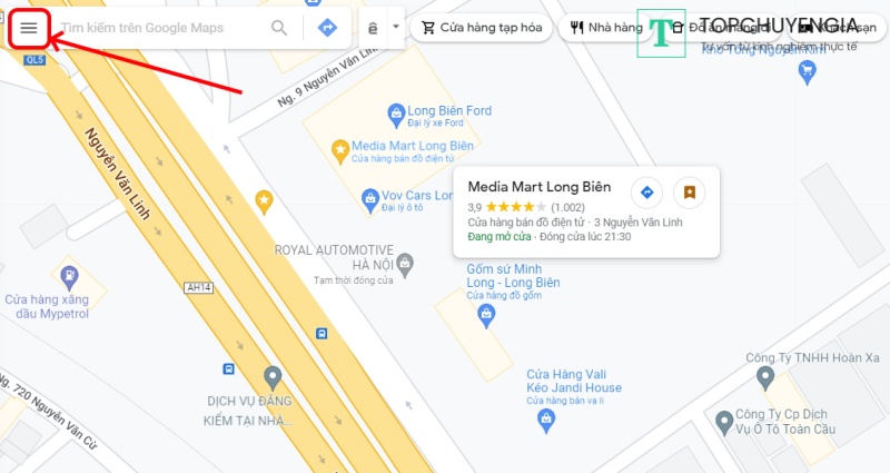 tạo địa điểm trên google map 1