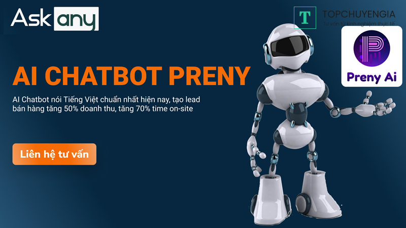 Preny - AI chatbot nhà hàng có kịch bản sẵn