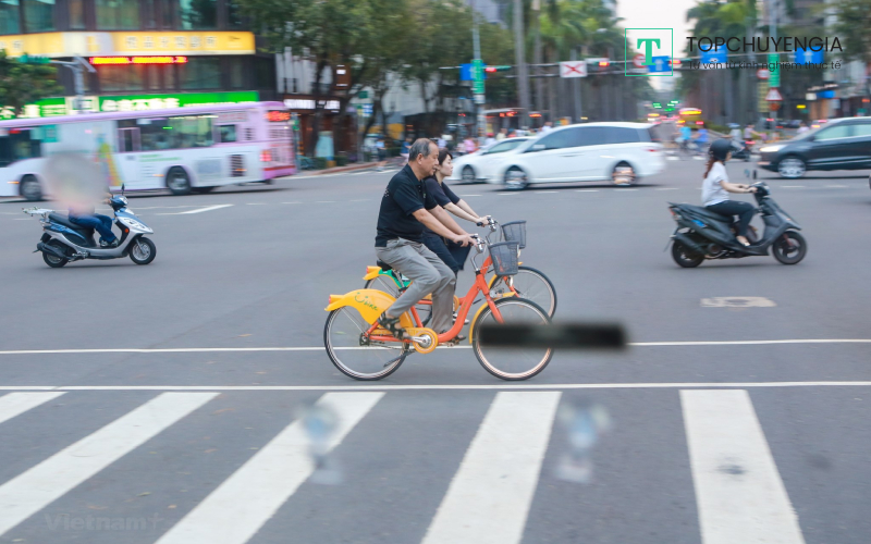 Xe đạp công cộng Ubike phương tiện đi lại phổ biến ở Đài Loan