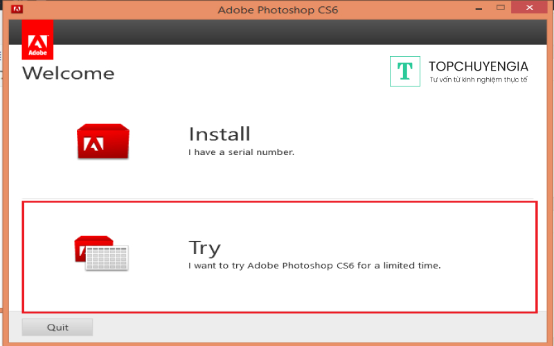 Làm sao để biết photoshop CS6 đã được crack