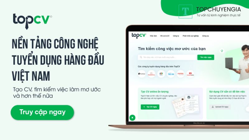 Trang web tuyển dụng TopCV