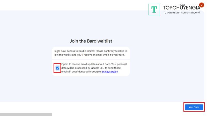 Hướng dẫn đăng ký tài khoản Google Bard AI đơn giản nhất