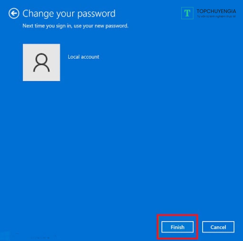 Các bước đổi mật khẩu cho máy tính win 11