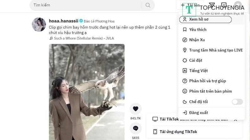 Hướng dẫn cách nhập mã mời TikTok trên máy tính