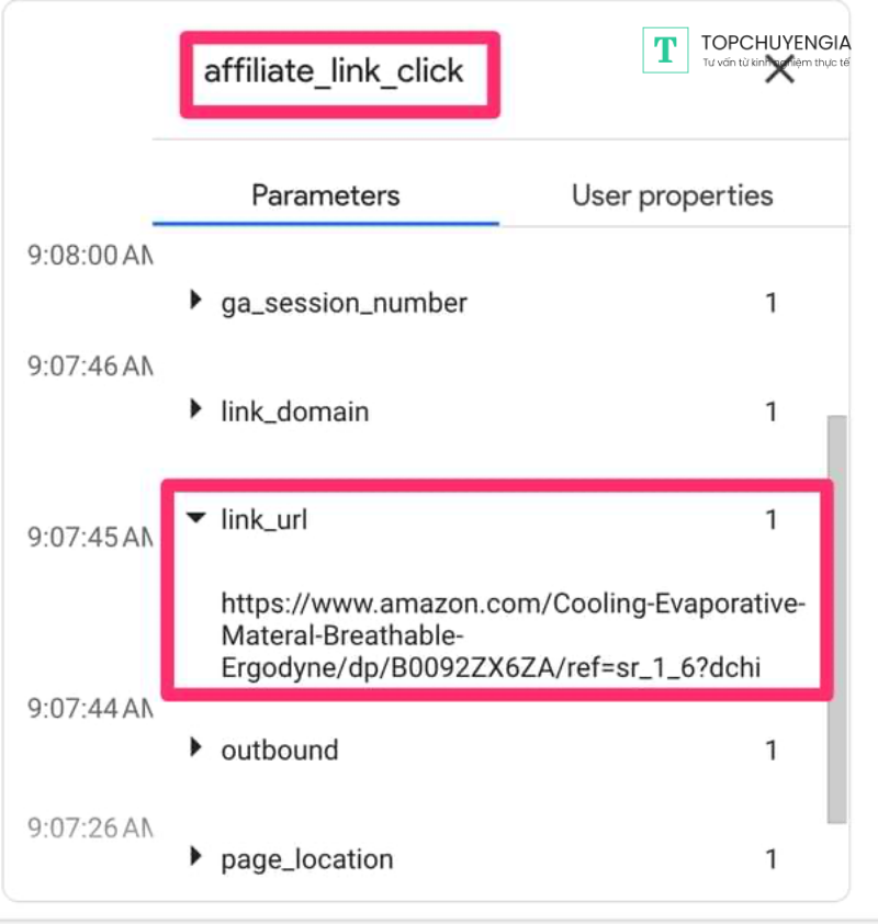 Cách sử dụng Google Analytics tracking link affiliate