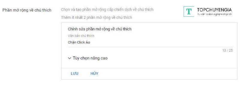 tạo chiến dịch quảng cáo google adwords