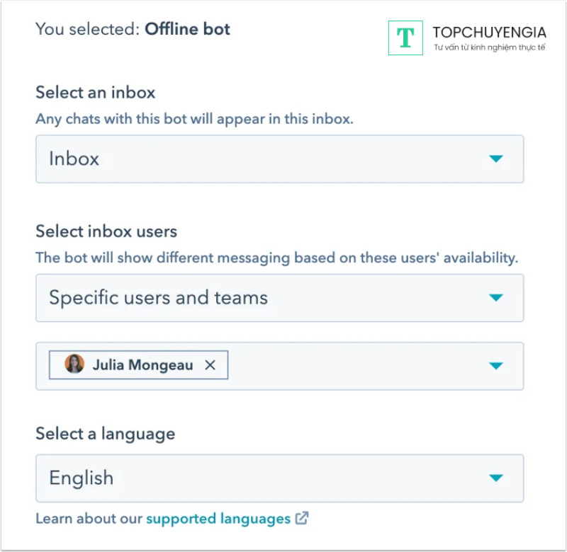 Cách tạo chatbot Hubspot đơn giản