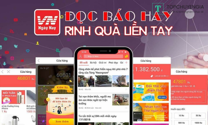 Top ứng dụng đọc báo kiếm tiền uy tín trên điện thoại