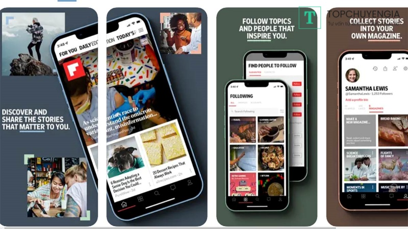 app đọc báo Flipboard