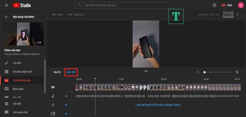 Hướng dẫn cách edit video trên Youtube