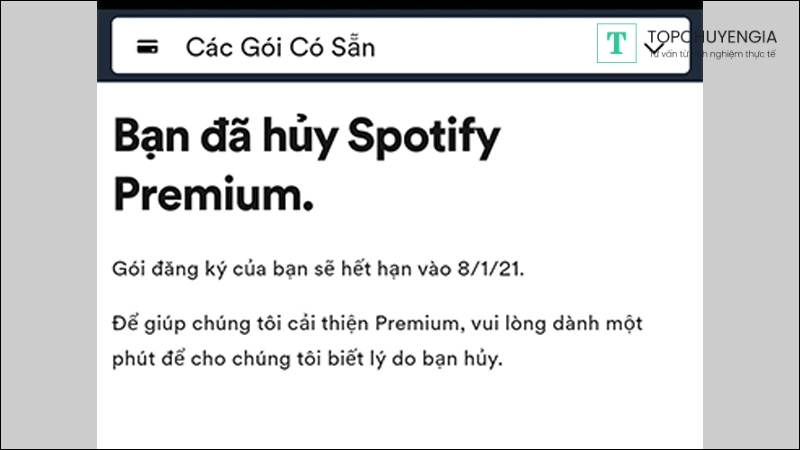 Hướng Dẫn Cách Hủy Gói Spotify Premium Nhanh Và Đơn Giản Nhất