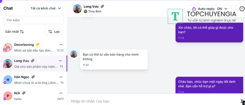 Cách tạo Instagram Chatbot miễn phí với Preny