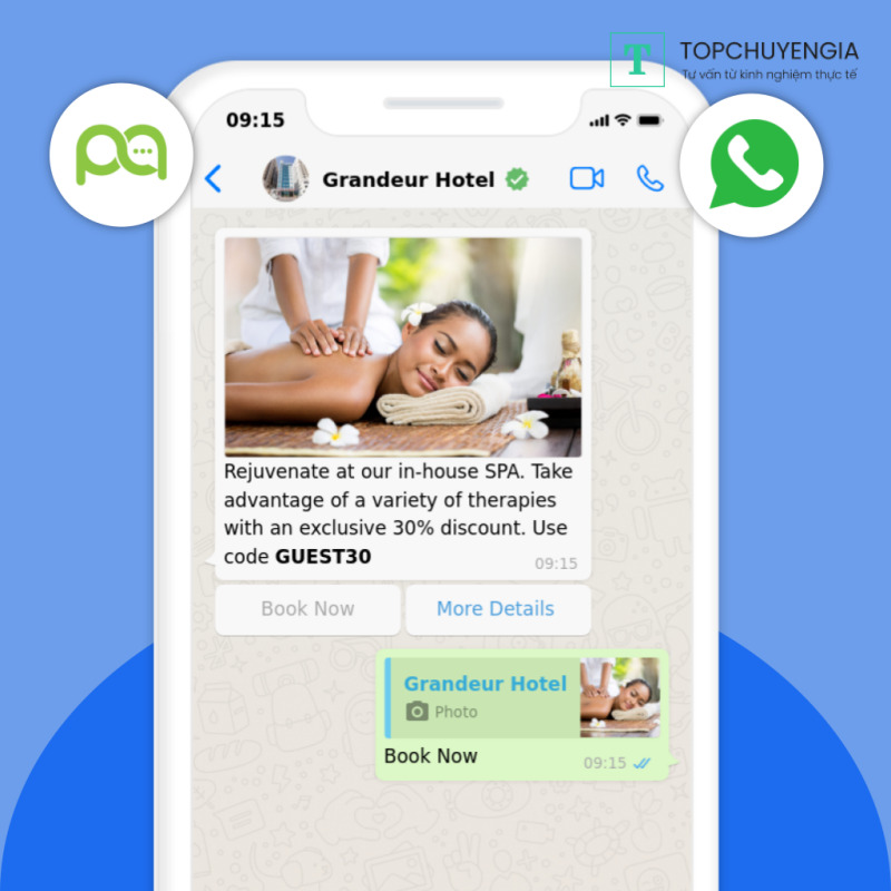 Kịch bản chatbot mẫu spa