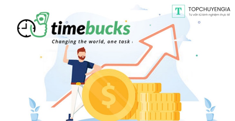 ứng dụng kiếm tiền trên Android TimeBucks 