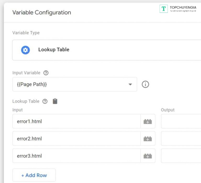lỗi tracking trong google tag manager