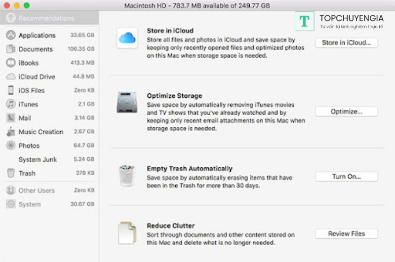 Apple và dịch vụ iCloud lưu trữ Macbook