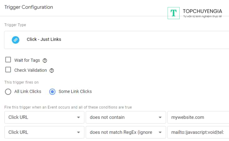 mất link_text của outbound click trong Google Analytics 4