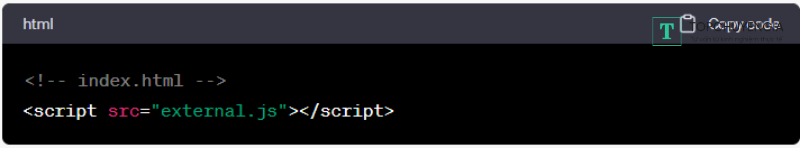 nhúng javascript vào html