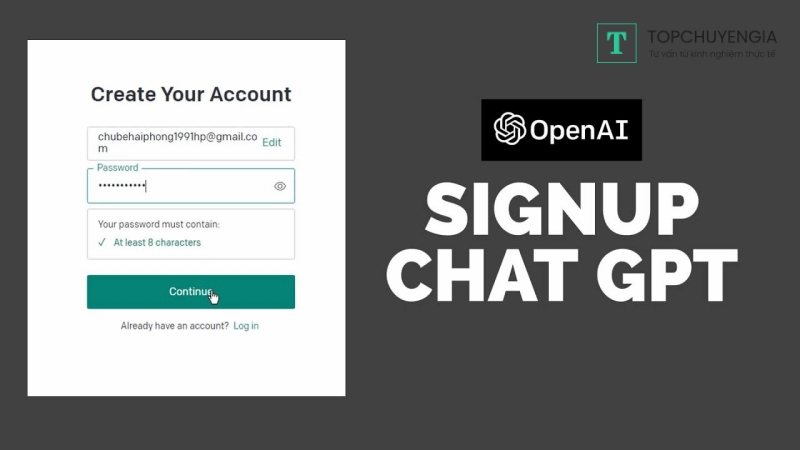 gpt chat sign up new account