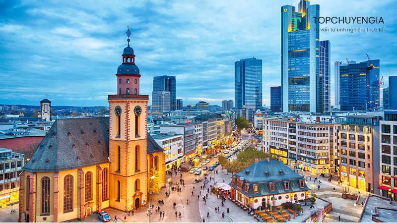 tư vấn các thành phố nên đi du học Đức - Frankfurt