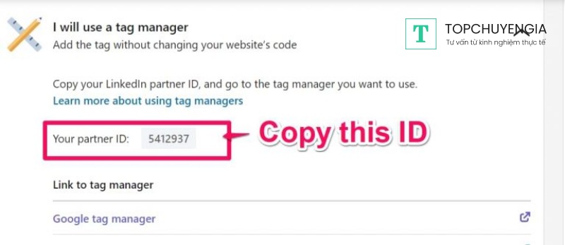 Tracking LinkedIn Conversions với Google Tag Manager