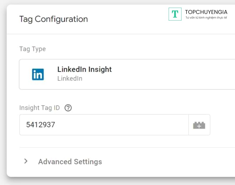 Tracking LinkedIn Conversions với Google Tag Manager