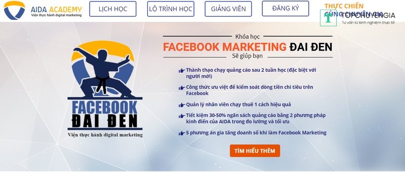 đào tạo facebook ads - AIDA Academy