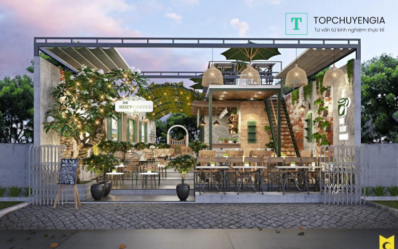 Giới thiệu mô hình kinh doanh quán cafe sân vườn  cdspkteduvn