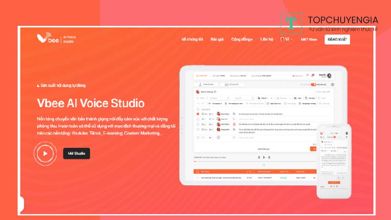 Vbee AI Voice Studio