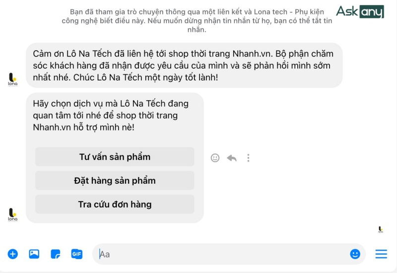 Hướng dẫn tạo chatbot Vpage